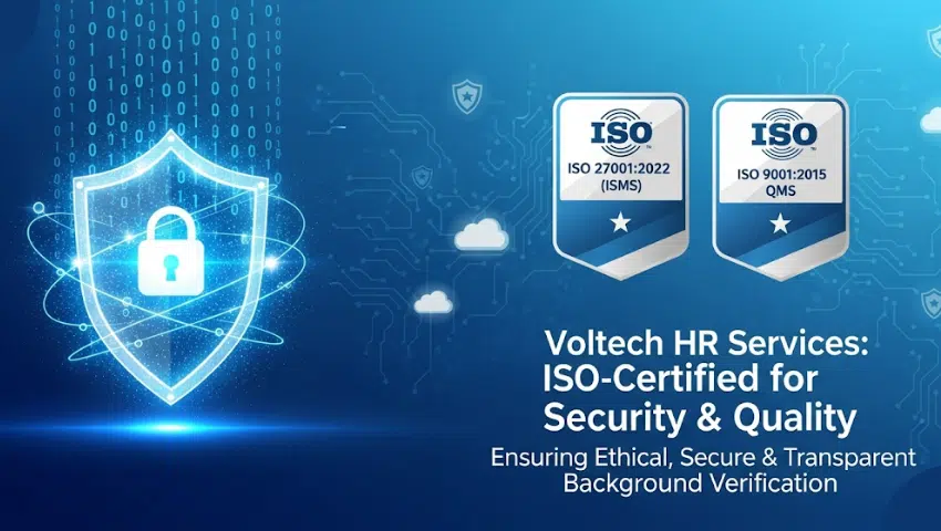 ISO-Certified Secure Background Verification Partner